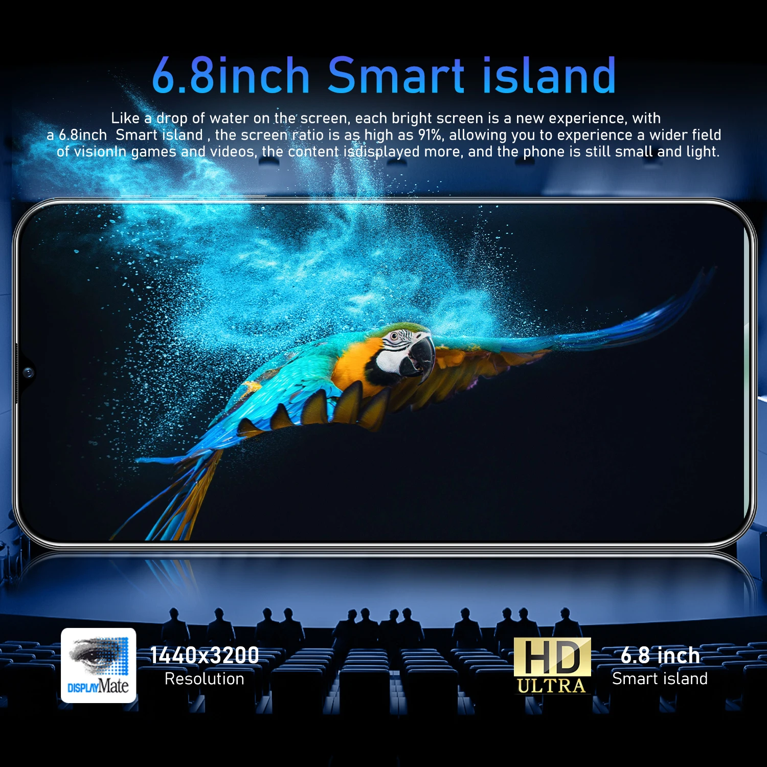 Оригинальный горячий новый смартфон Reno 11 Pro 6 8-дюймовый полноэкранный сотовый