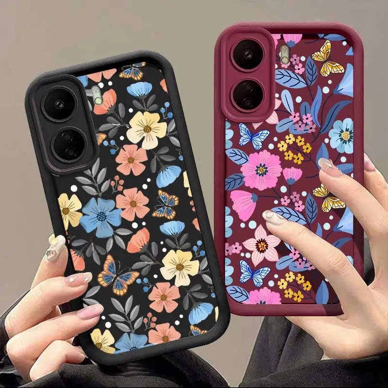 13C лестница с бабочками и цветами для Redmi 12 12C 11A 10 10A 10C 9 9T 9A 9C 9i 9CNFC 8 A3 A1 A1Plus