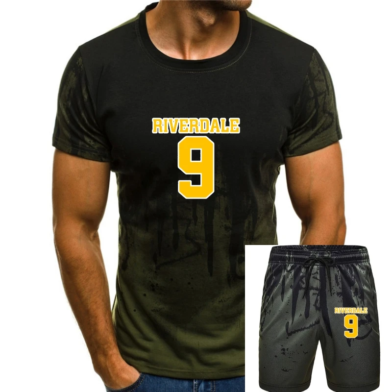 

Riverdale Bulldogs 9 T-Shirt Basic Fit Quirky Natural T Shirt For Men Round Neck Customized HipHop Top Tee Shirt 2020
