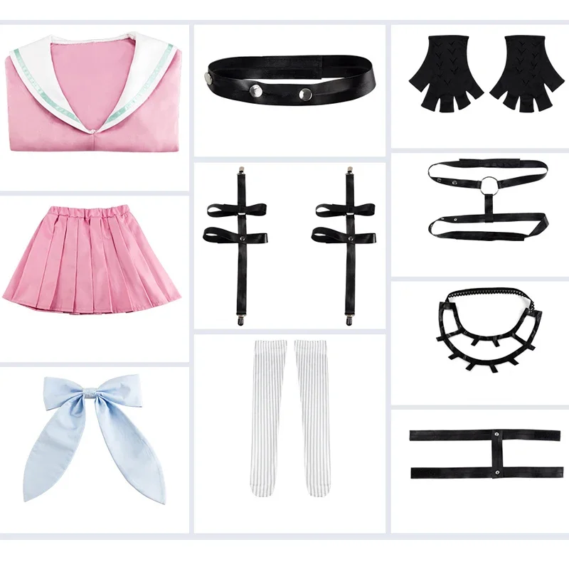 Danganronpa Miu Iruma Косплей Костюм Хэллоуин Карнавал Забавная женская короткая юбка