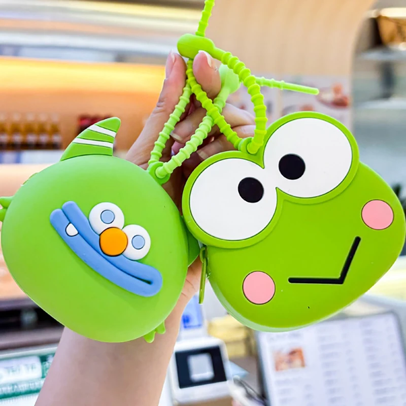 Силиконовые Кошельки для монет сумка хранения подвеска брелоки Женская