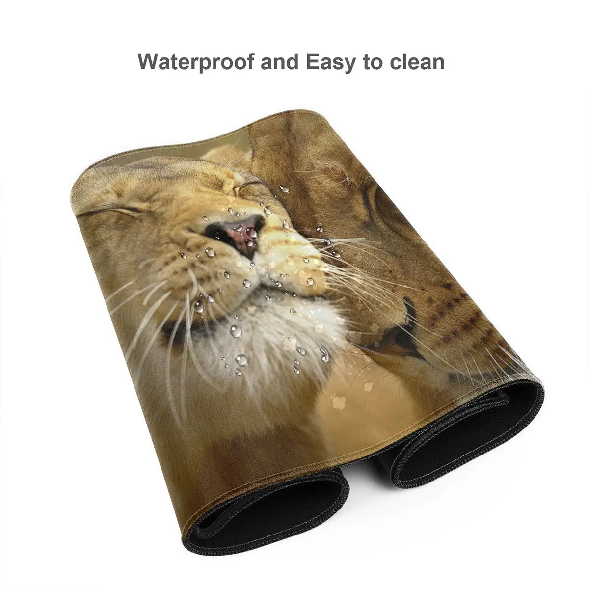 Резиновый игровой компьютерный коврик для мыши с изображением Льва природы