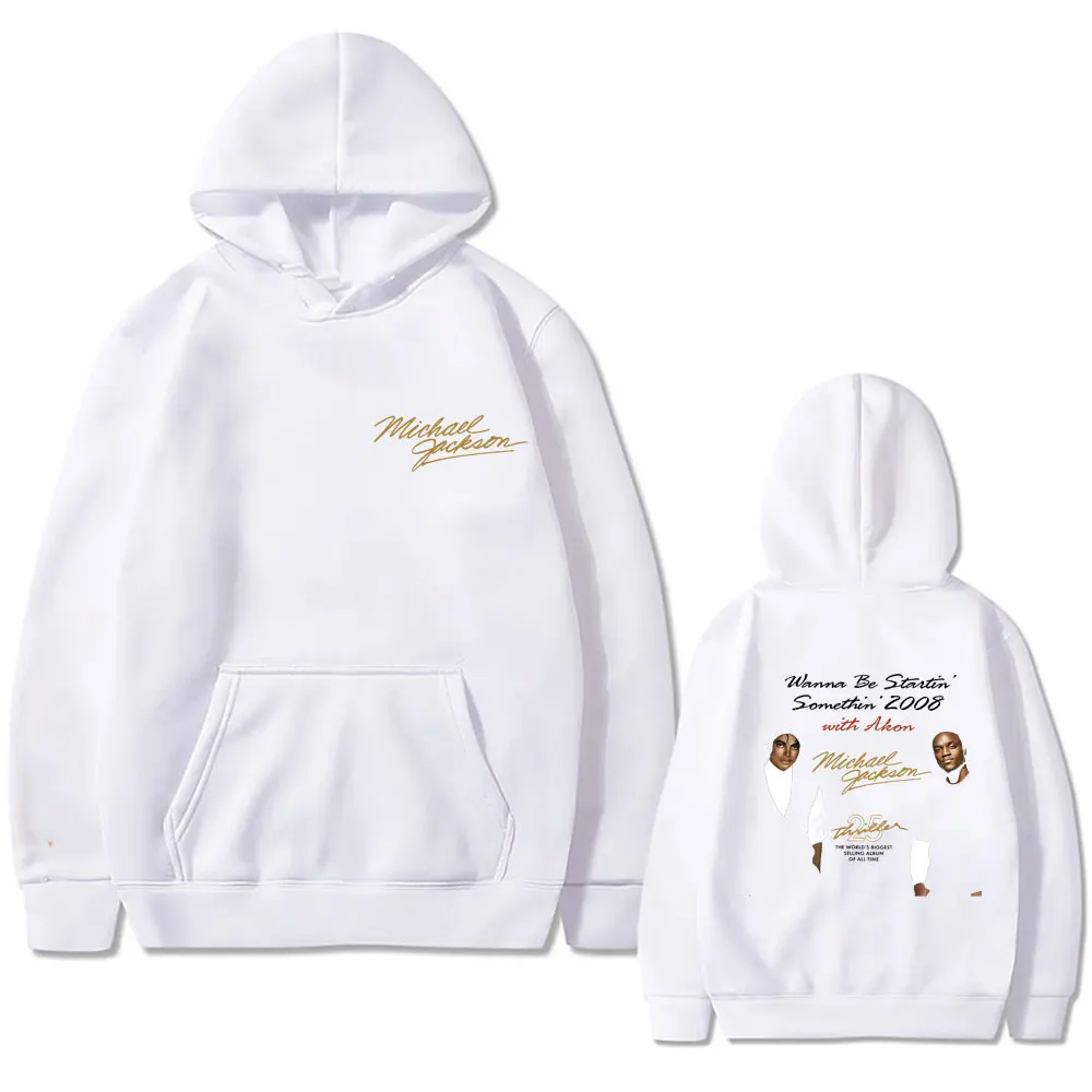 King of Pop Michael Jackson Graphic Hoodie Male Punk Clothes Oversized Sweatshirt Men Women Classic Vintage Gothic Rock Hoodies