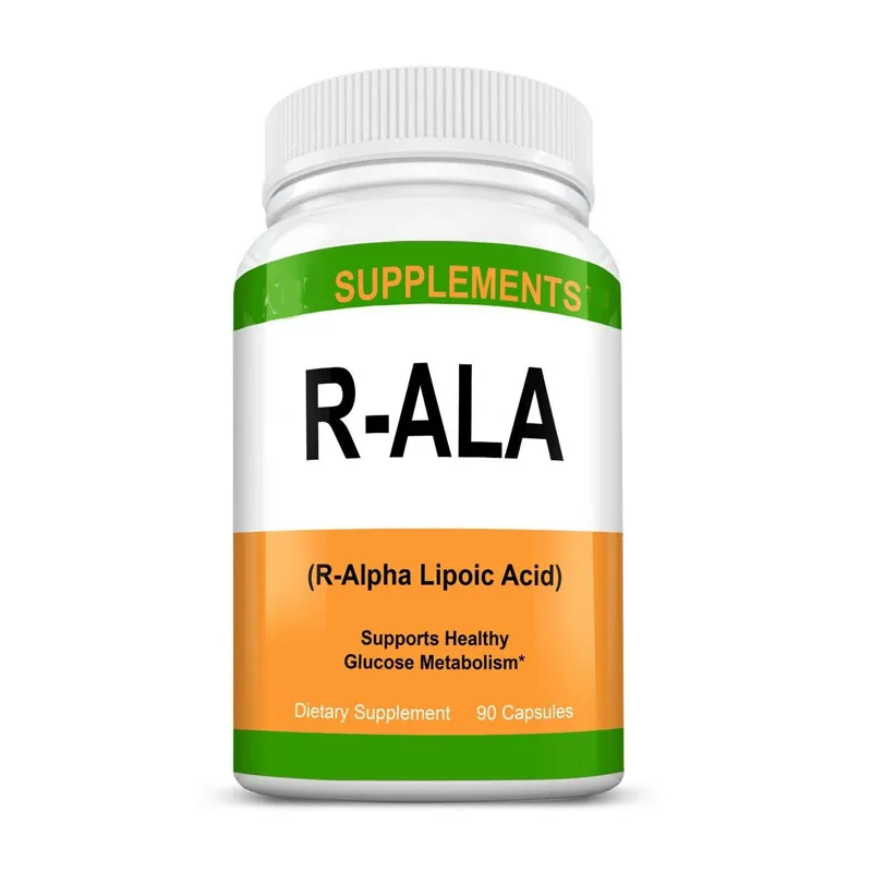 

1 X R-ALPHA LIPOIC ACID R-ALA 200mg antioxidant helps regulate glucose lipid metabolism supports healthy levels of blood sugar