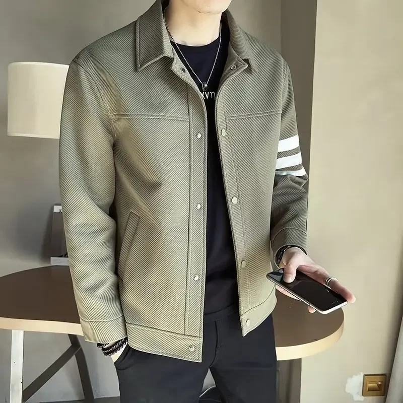 Модная высококачественная мужская куртка с цветными блоками повседневная