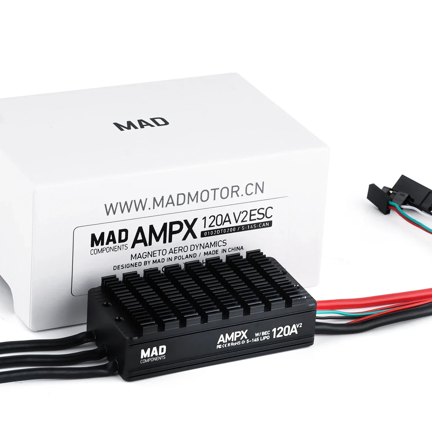 Фото UniFlyMAD AMPX 120A (5-14S) BLDC ESC для дронов №2