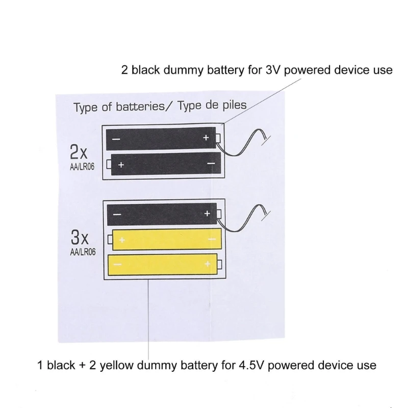 

Power Supply Adapter AA Battery Eliminate the Need forBattery Replace