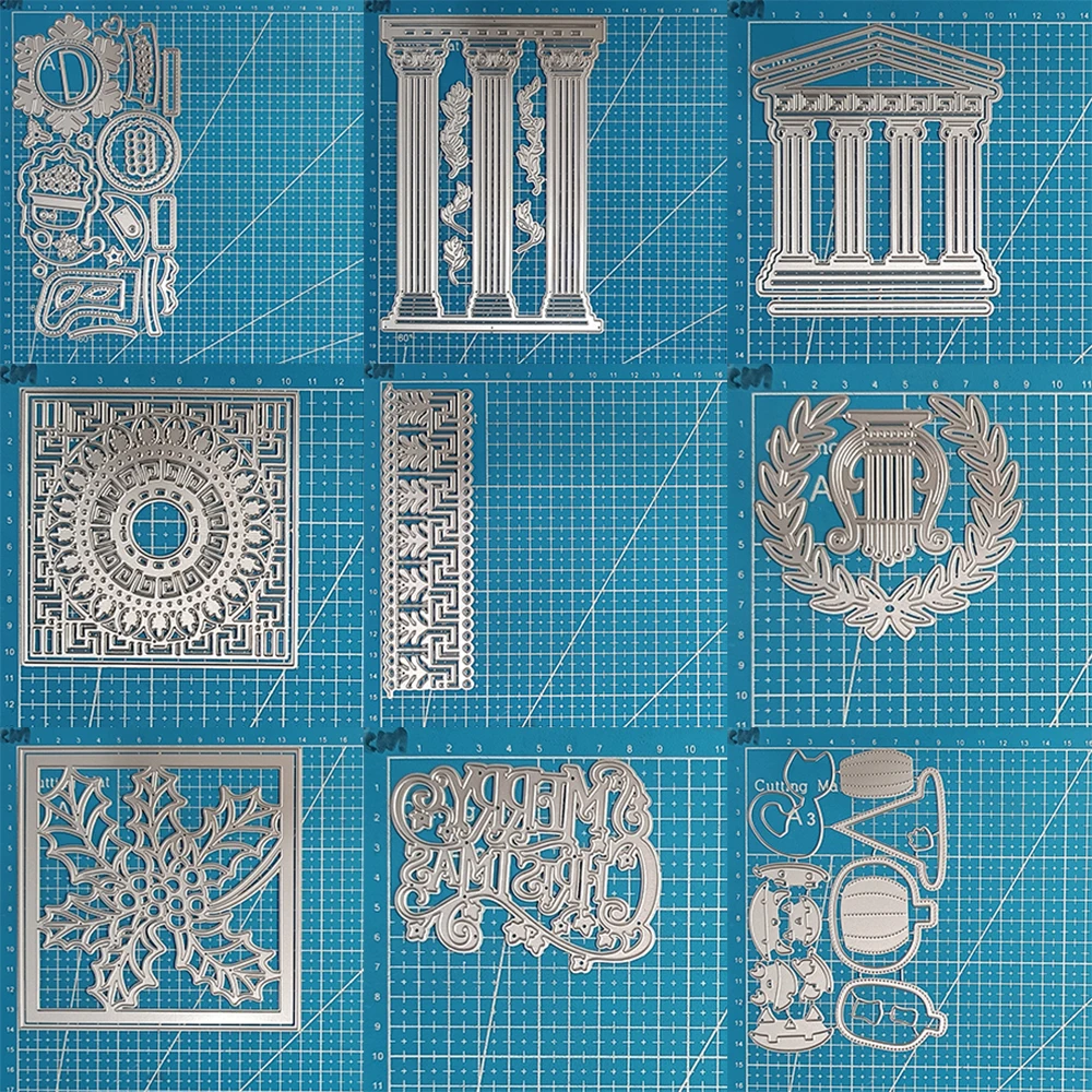 Lucky Goddess металлические штампы для резки рождественский шейкер бирка Diy