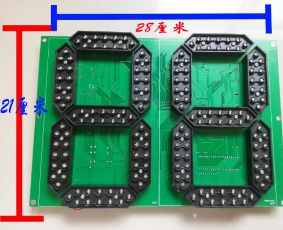 Светодиодный 8-дюймовый таймер с цифровым дисплеем 2 обратный отсчет