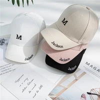 fashion women hats luxury designer m peaked baseball cap gorras letter embroidery summer caps for women kpop hat snapback hats