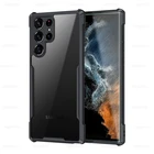 Чехол для Samsung Galaxy S22 Ultra, акриловый противоударный прозрачный чехол-бампер для больших нагрузок Sumsung S22Ultra S 22 Ultra Plus