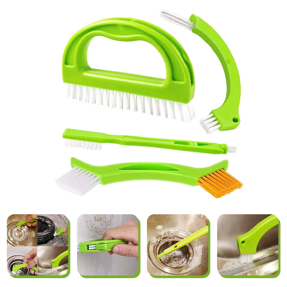 

4pcs Brushes Tile Cleaner Grout Cleaning Brush Tile Joint Brush Detail Brush for Indoor Bathroom Home