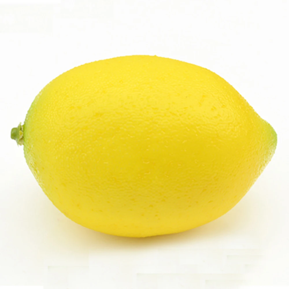 5шт искусственные фрукты пластик поддельные искусственный лимон поддельный