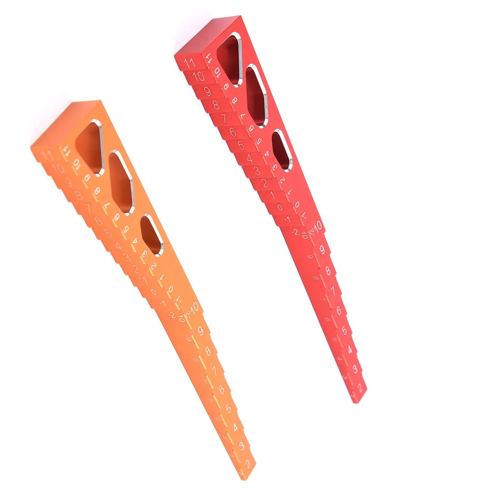 

Aluminium Alloy 2 In 1 Ride Height Droop Gauge For 1/10 1/8 1/16 1/14 RC Touring Car Chassis 1.0-10mm