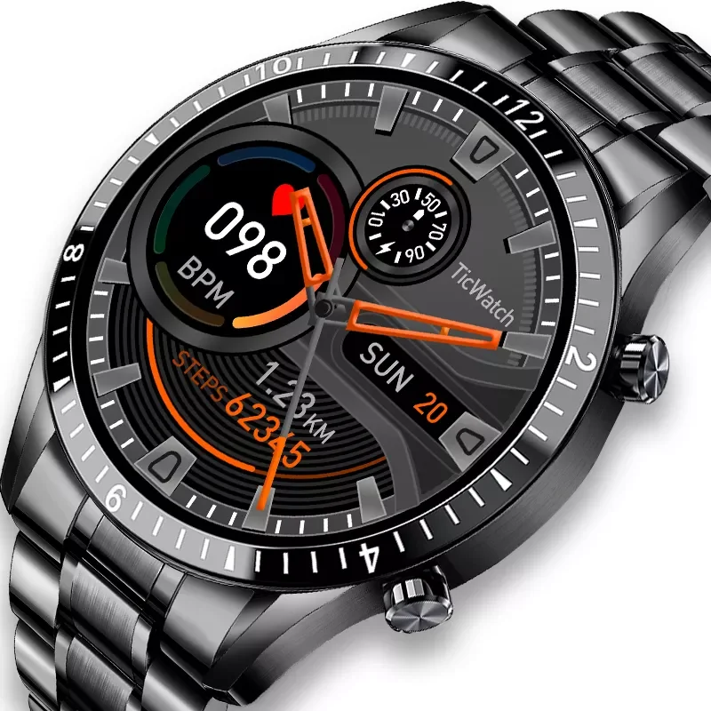 

2021 New Luxury brand mens watches Steel band Fitness watch Heart rate blood pressure Activity tracker Call Smart Watch For Men