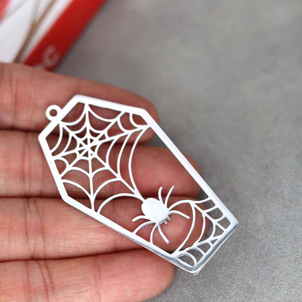 Подвески из нержавеющей стали в виде паука 3 шт