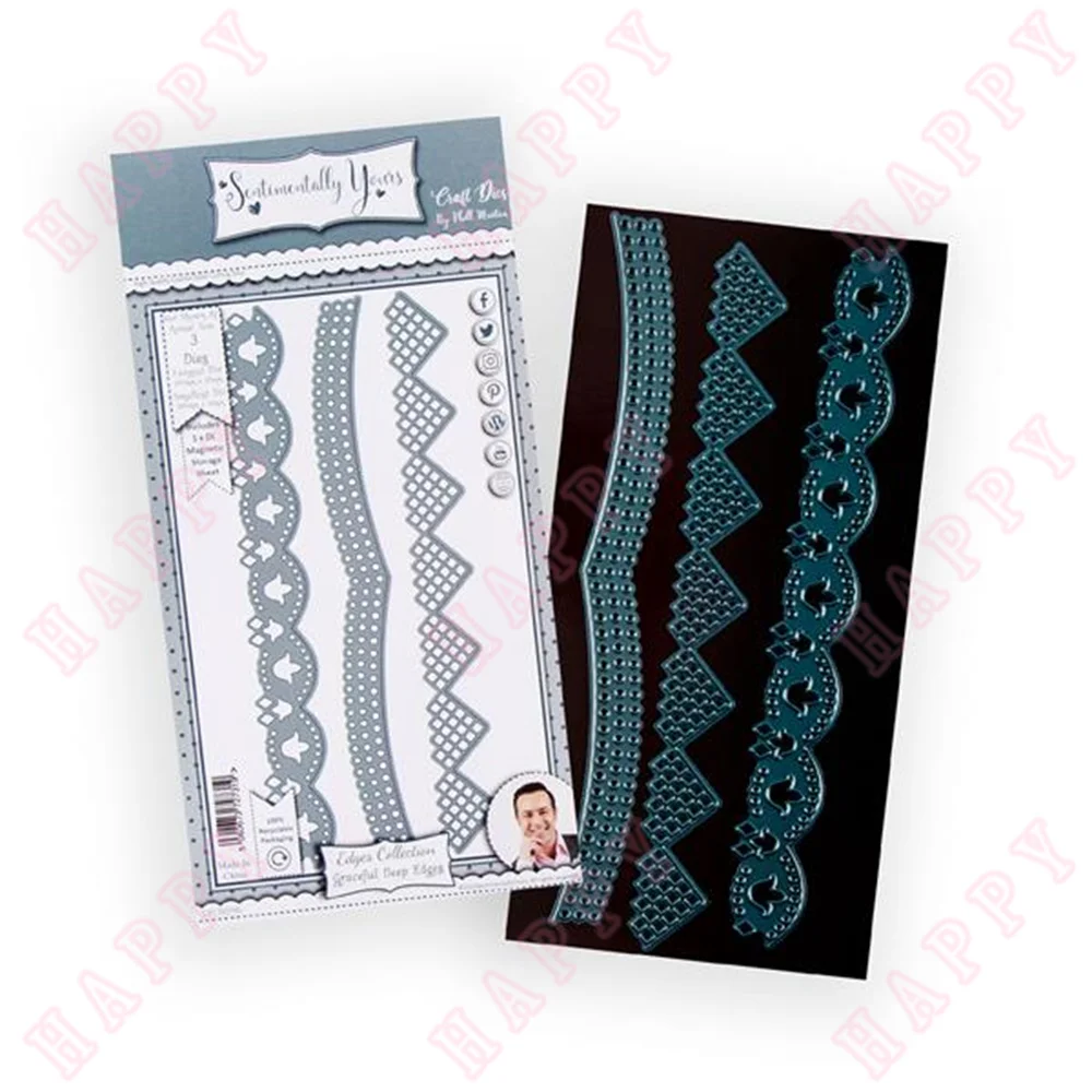 

Explosive Models Metal Graceful Deep Edges Cutting Dies Scrapbook Diary Decoration Embossing Template Diy Greeting Card Handmade