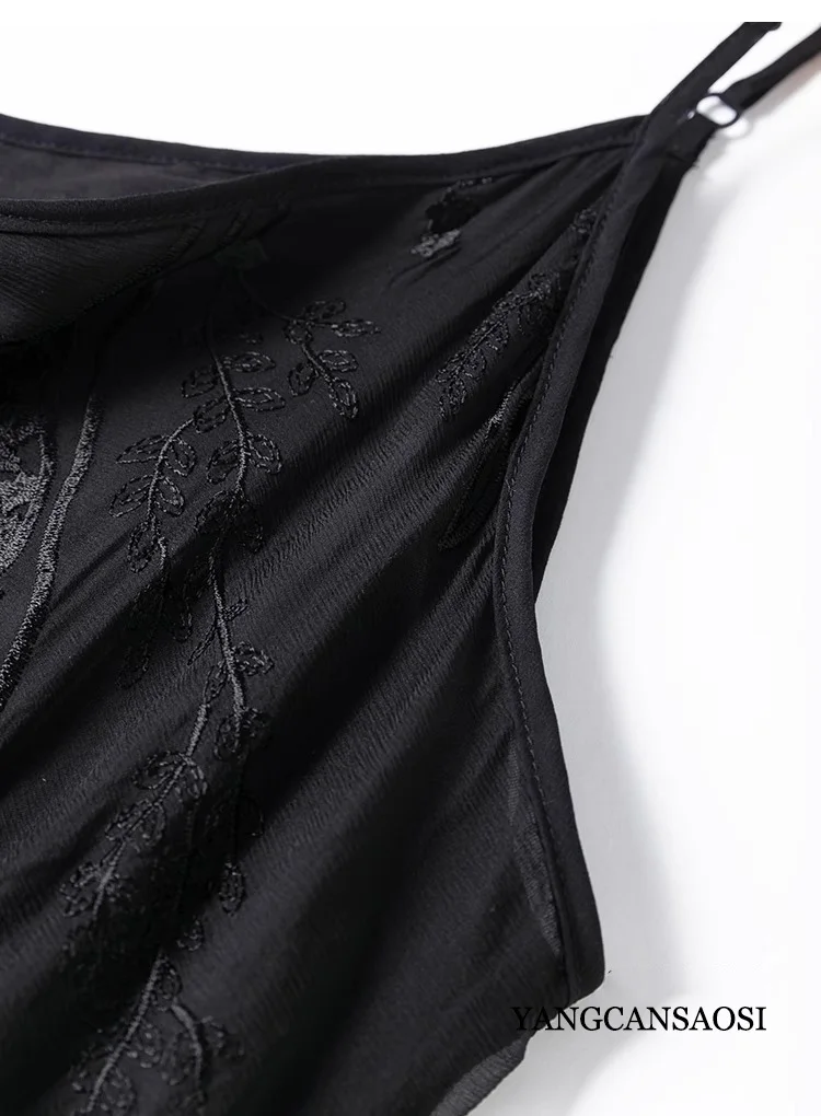 Тяжелая промышленность вышивка Искусство Черный 100% натуральный шелк из шелка