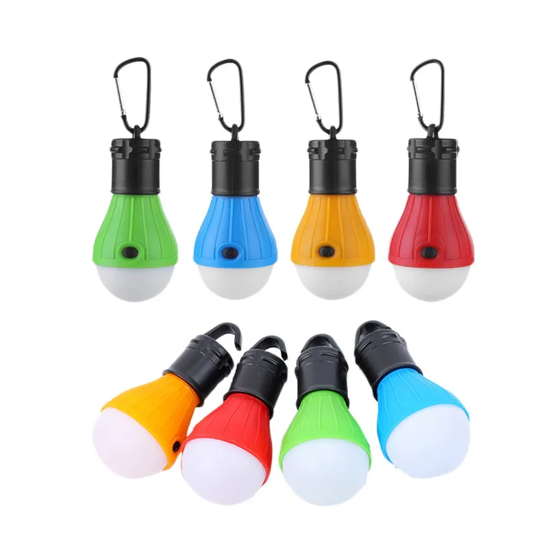 

4 Colors Outdoor Hanging Tent Lights Emergency Mini LED Bulb Lights Camping Lights Mountaineering Activities Hiking Lights