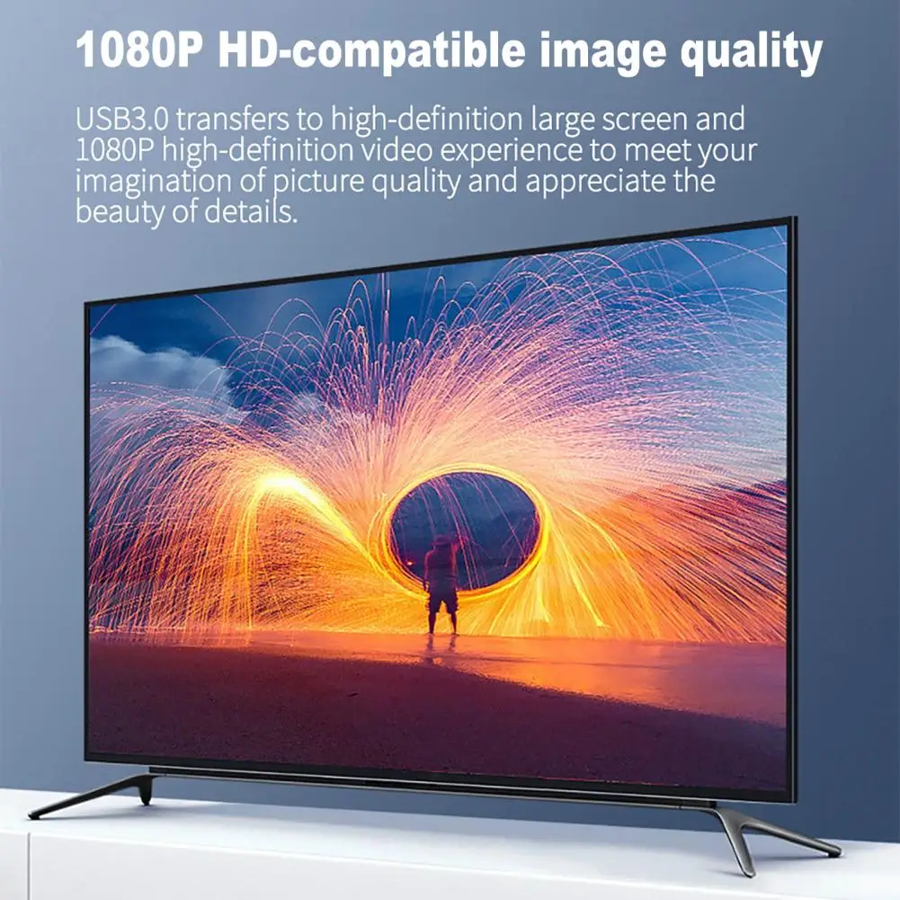 

Stable Output Sturdy High-performance HDMI-compatible Cable 2 in 1 for Home