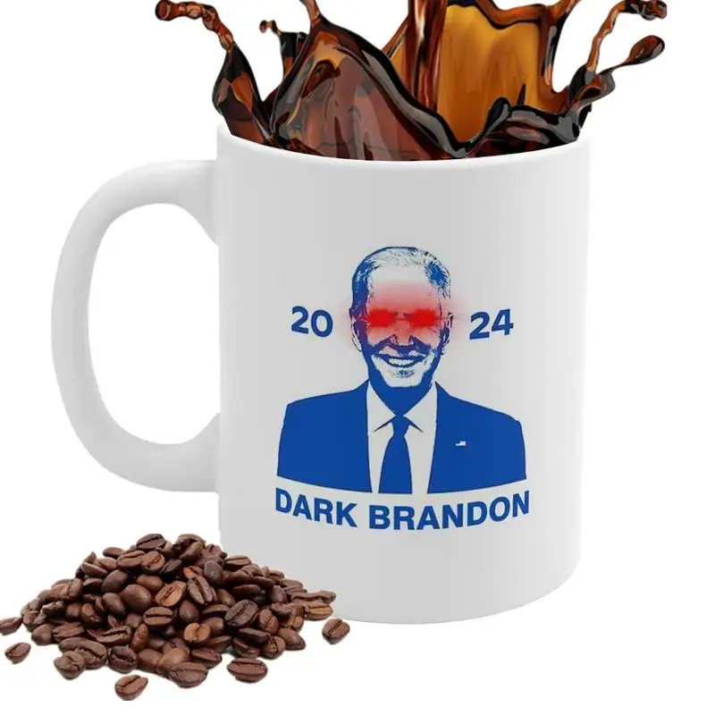 

Brandon Mug Dark Brandon Mugshot Mug Let's Go Brandon Vote Joe Biden 2024 Ceramic Coffee Mug For Beer Wine Whiskey Water Offices