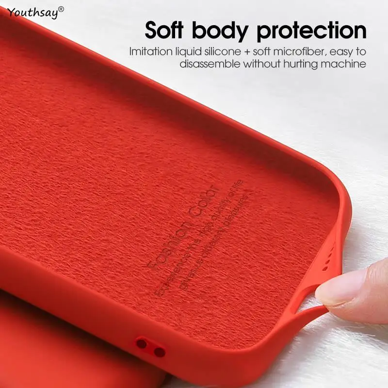 For Xiaomi 13 Lite Case Cover for Xiaomi Mi 13 Lite Shell Funda Soft Original Liquid Silicone Case Xiaomi 13 12 Lite 12 Pro 12T