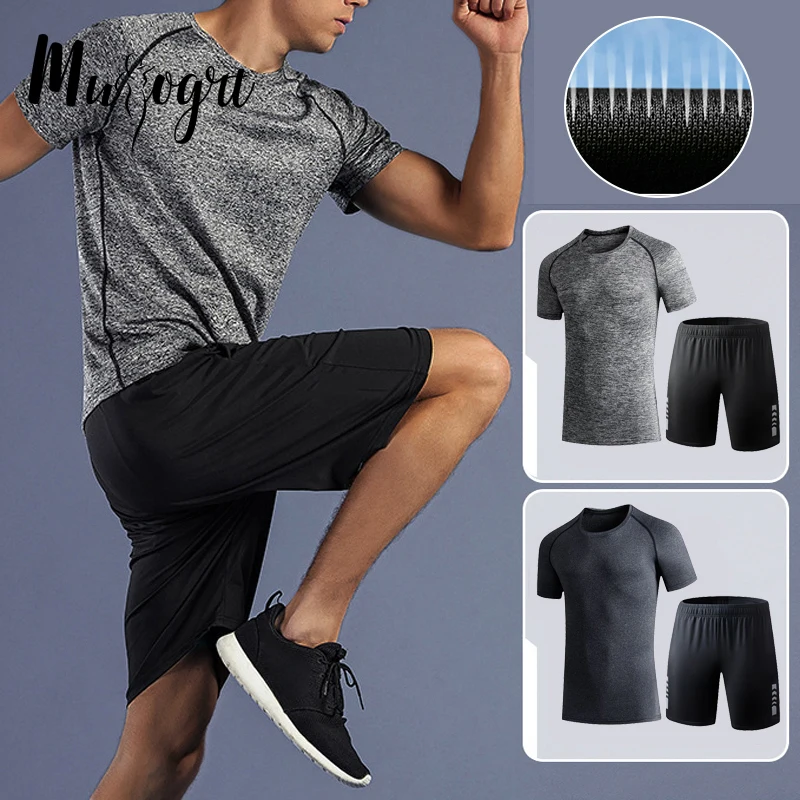 

Быстросохнущая спортивная футболка с коротким рукавом, Джерси для спортзала, футболка для фитнеса, тренировочная футболка для бега, Мужская дышащая спортивная одежда