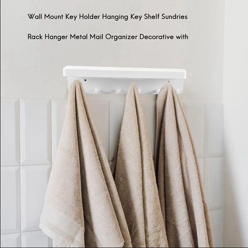 Настенный держатель для ключей подвесная полка настенный вешалка мелочей