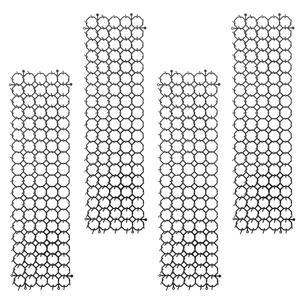 

4 Pcs Cat Mat Cushions Outdoor Furniture Cat Indoor Wear- Resistant Spike Mat Cat Spike Mats Mats Dogs Outdoor Floor Mat