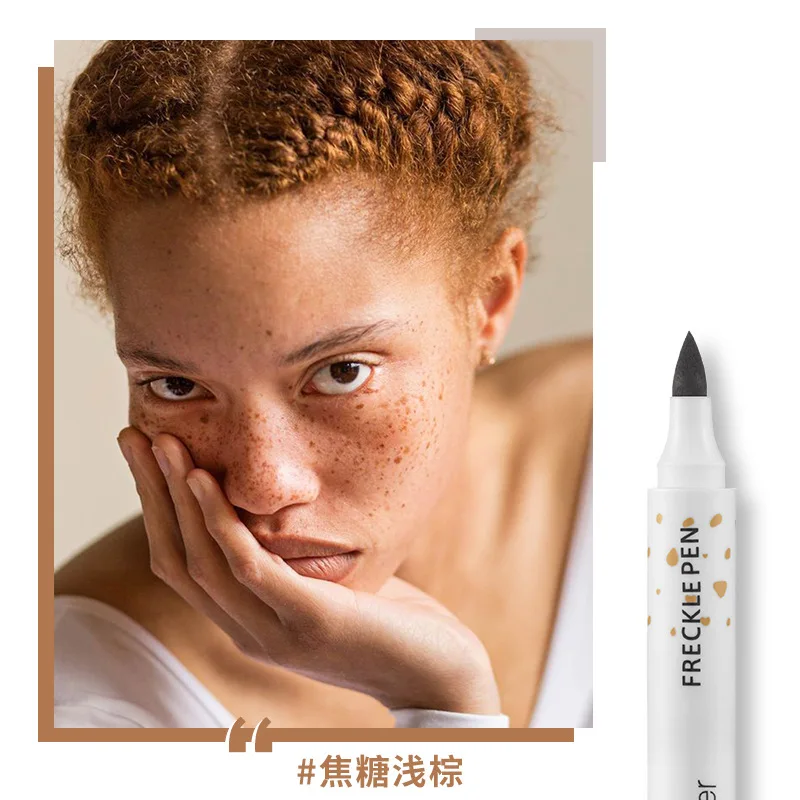 Natural Simulation Freckle Pen Color Rendering Waterproof Easy To Color and Do Not Take Off Makeup Face Makeup Freckle Pen Gift