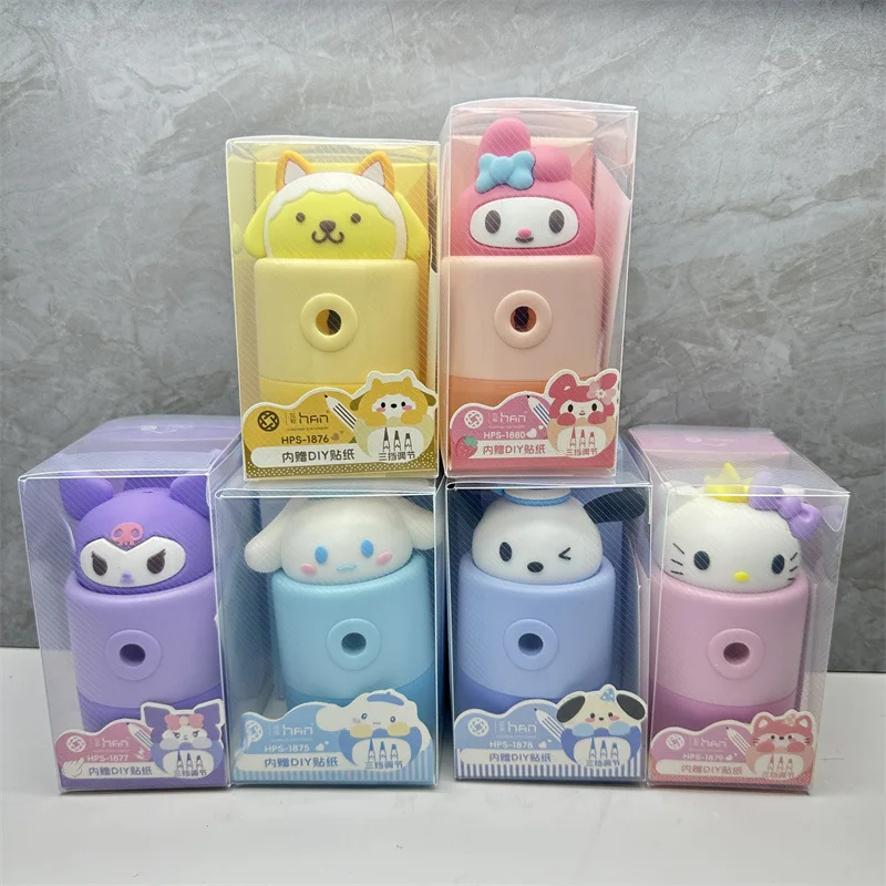 Sanrio точилка для карандашей Mymelody Kuromi Cinnamoroll понравилось помпурин Механическая
