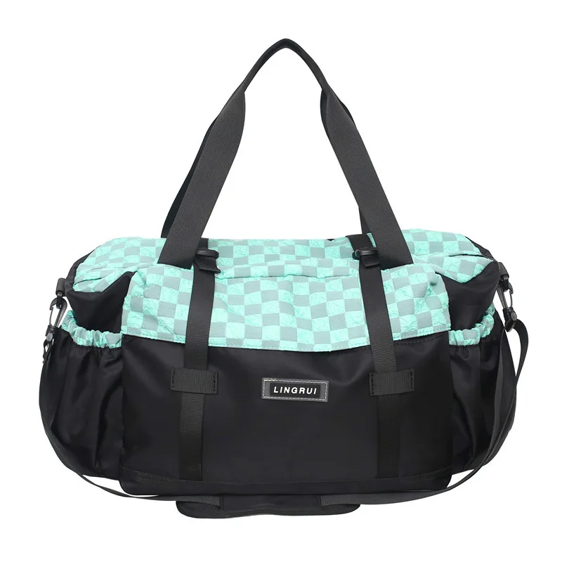 Korean Version Travel Travel Portable Short Distance Travel Bag, Large Capacity Dry Wet Separation Waterproof Sports Fitness Bag