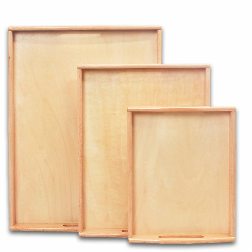 

Wooden Toys Montessori Practical Life Material Wooden Tray Educational Material For Teachers Toys For Children 3 Years Old B44W