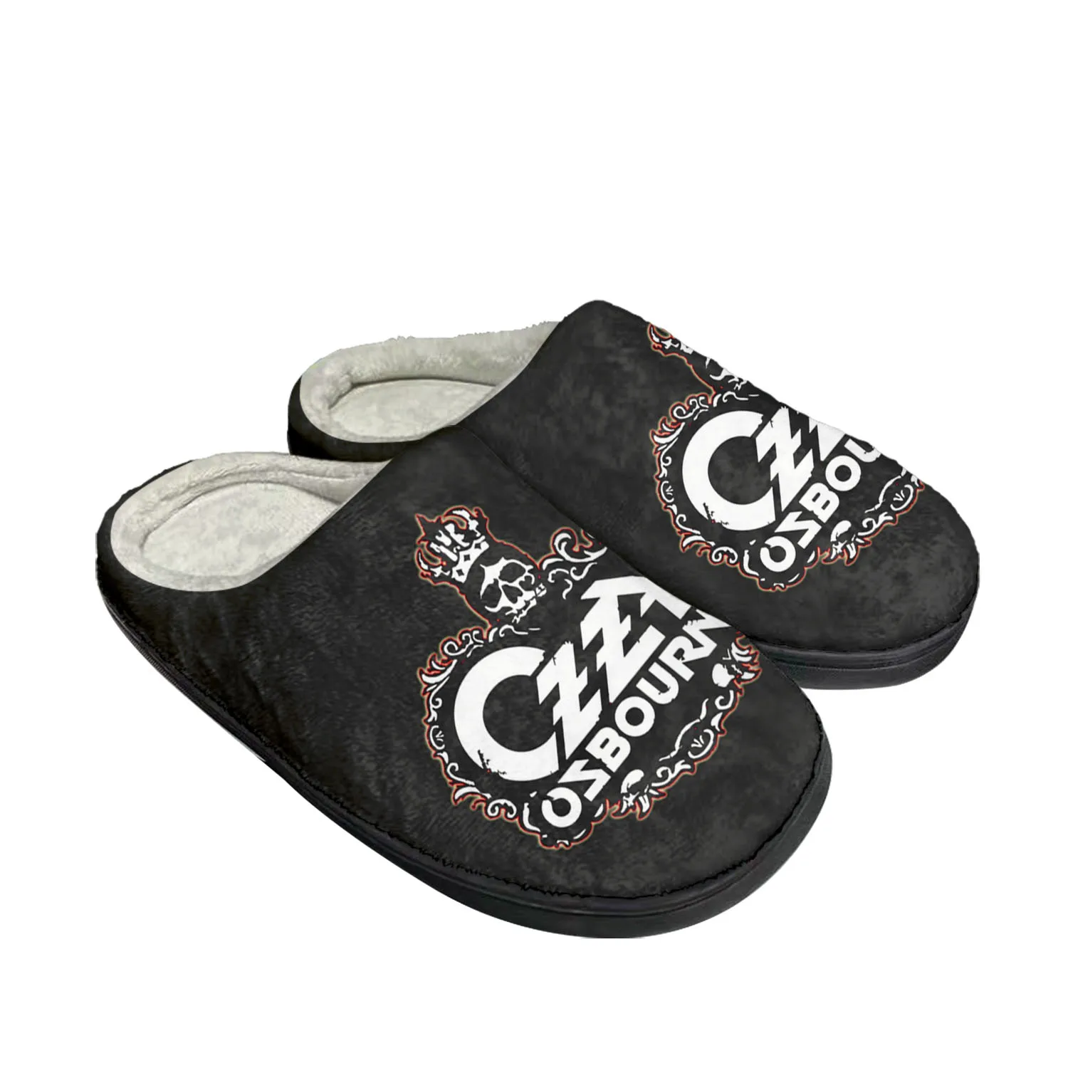 

Ozzy Osbourne Metal Rock Singer Pop Home Cotton Custom Slippers Mens Womens Sandals Plush Bedroom Keep Warm Shoe Thermal Slipper