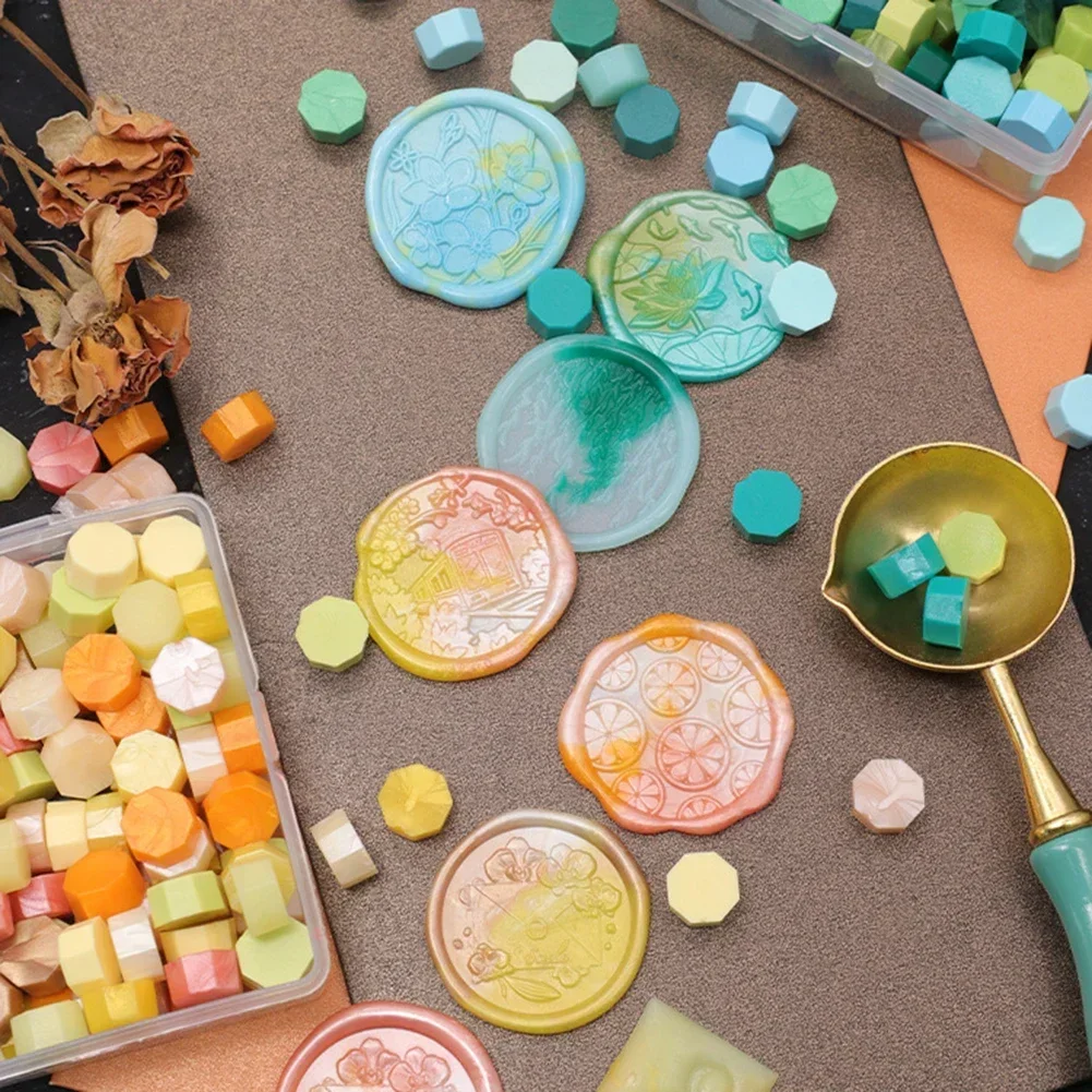 100 шт./компл. ретро сургучная печать штамп восковые бусины материал для