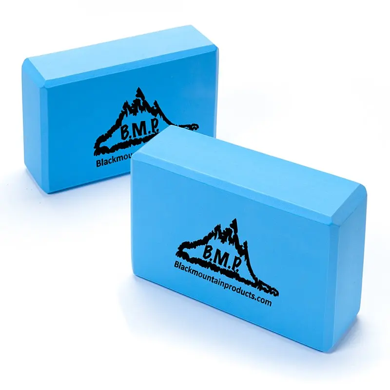 

Set of Two Yoga Blocks 3" x 6"x 9" Blue