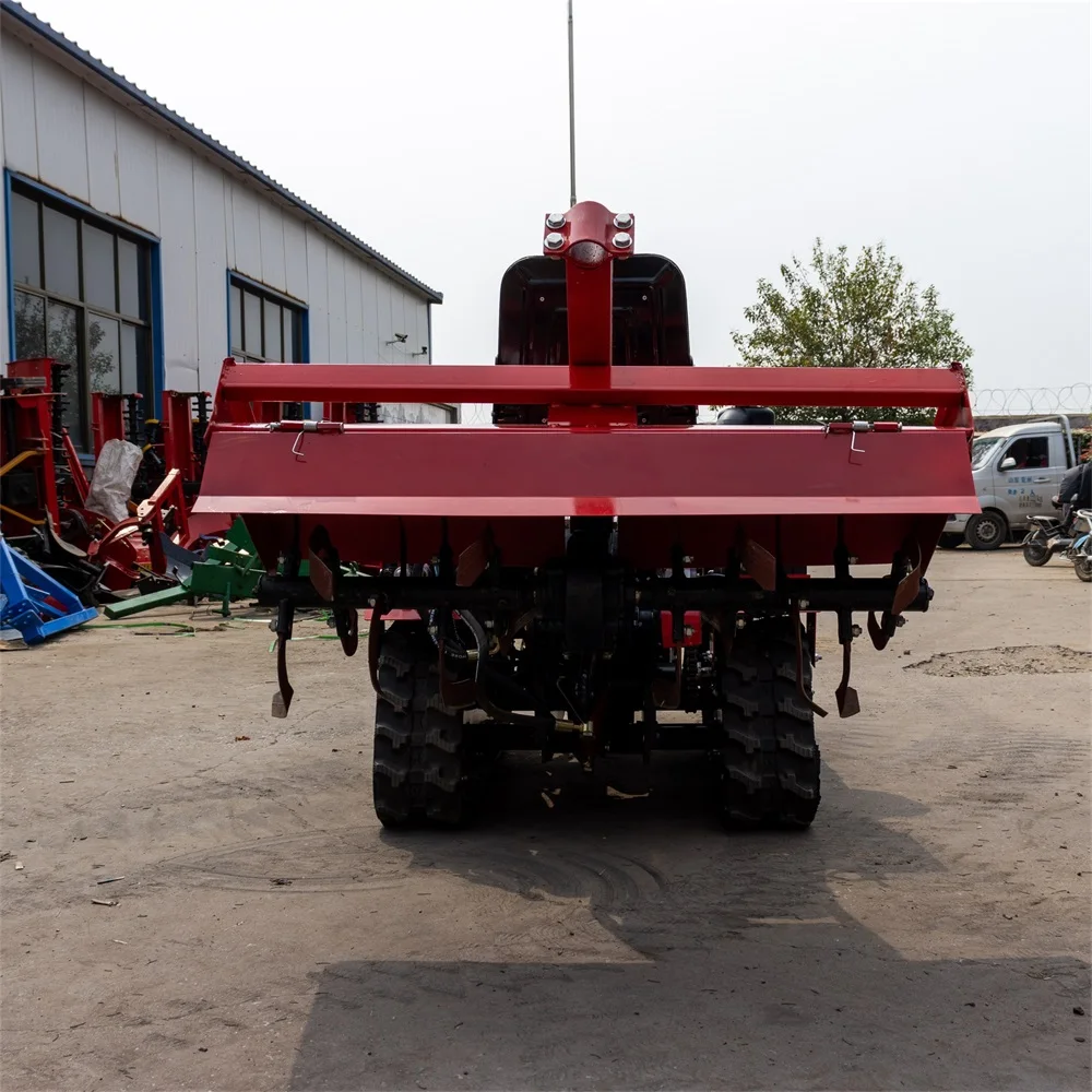 Садовый сельскохозяйственный роторный культиватор Гусеничный Силовой