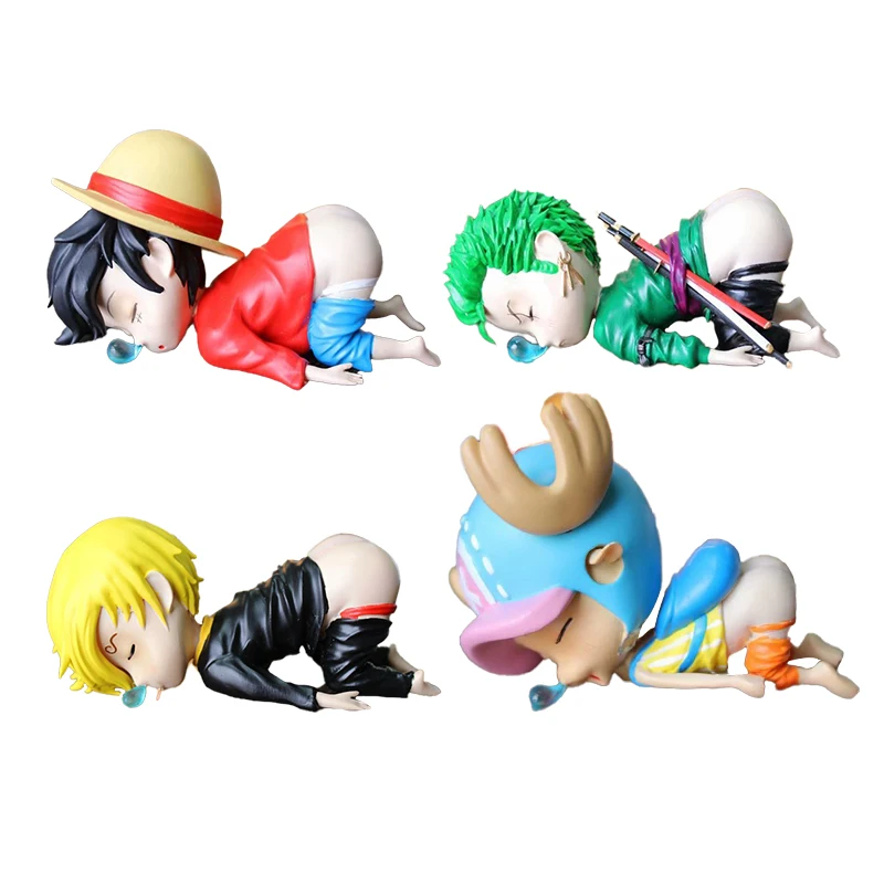 

Anime One Piece Action Figures Model Kawaii Cartoons Luffy Chopper Zoro PVC Collect Figurine Doll Cute Toys for Children Gift