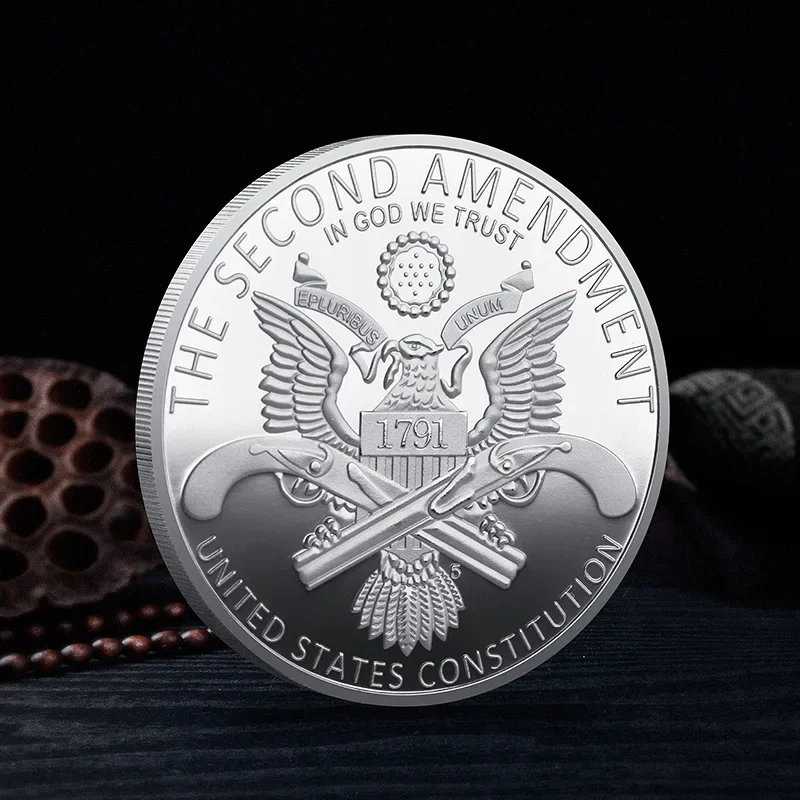 2-я поправка в США — поиск моего пистолета позолоченные монеты-вызов 1791