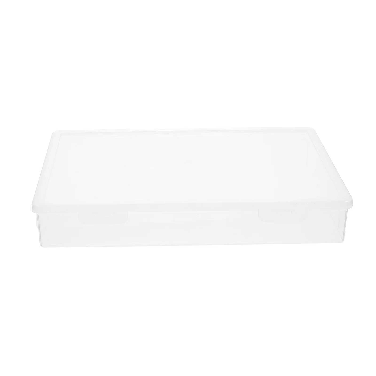 

A4 File Box Large Capacity Files Holder Paper Organizer Papers Classification Case Pp Container Clear Plastic