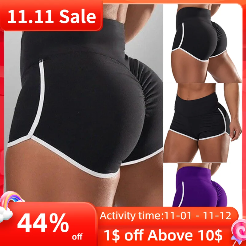 

High Waist Workout Shorts Women Fitness Push Up Yoga Shorts Cycling Running Shorts Gym Leggings Fitness Yoga Short Pant S/M/L
