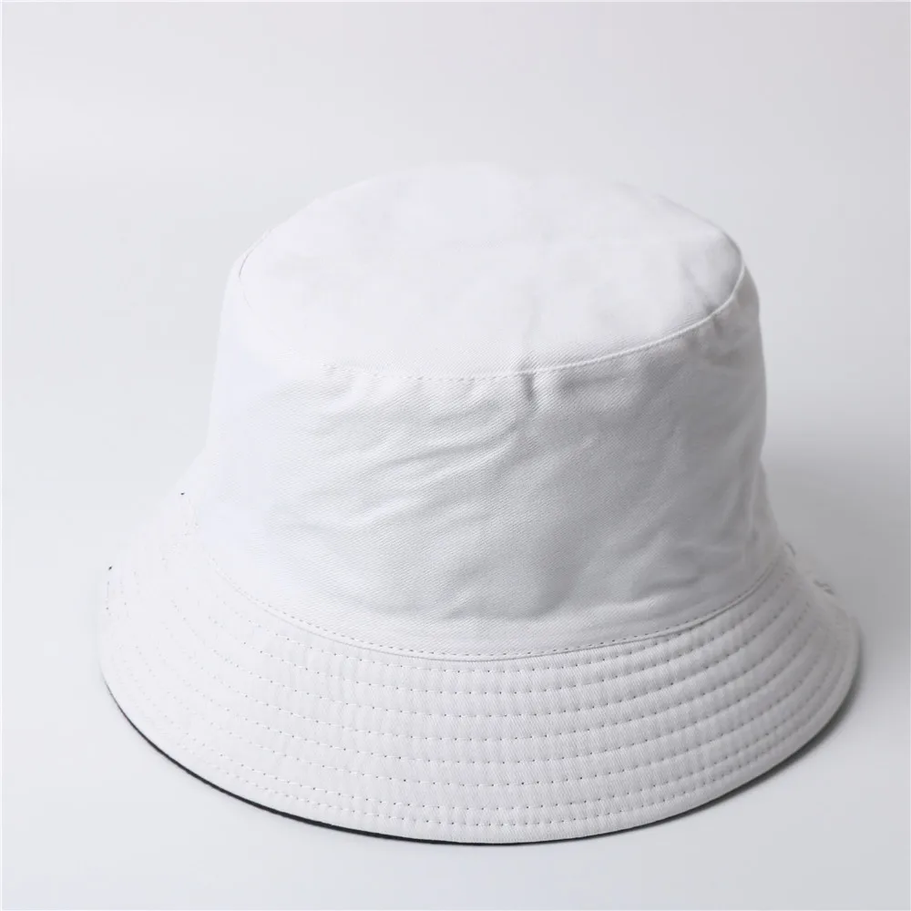 Free Custom LOGO Design Double-sided Bucket Hat Ladies Men Summer Fishing Hat Leisure Fishing Hat Panama  Bob Bucket Gorros images - 6