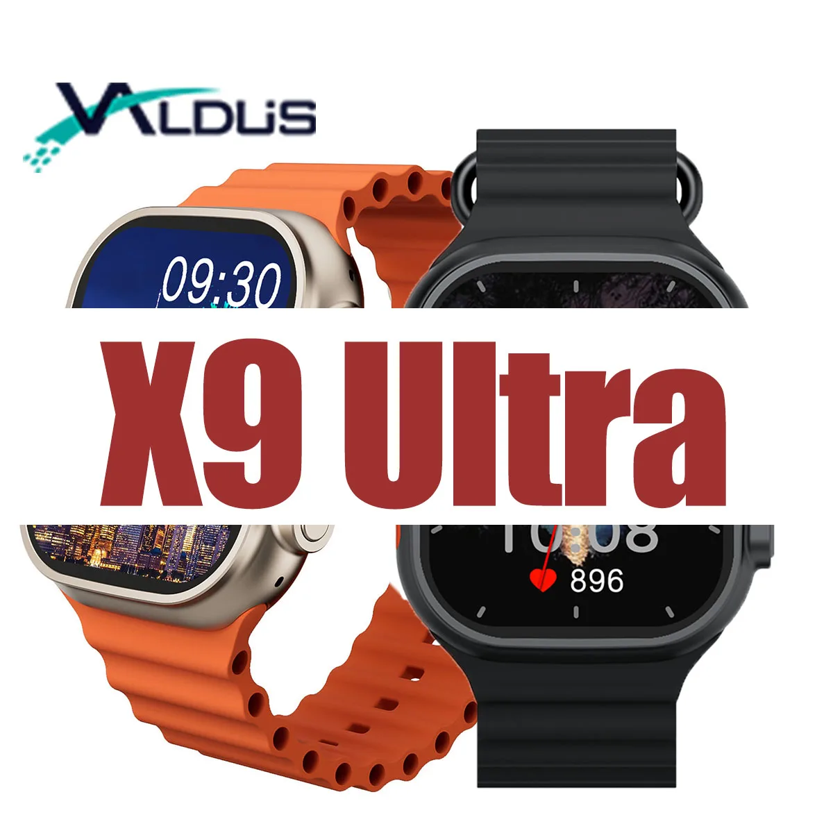 

New X9 Ultra Smart Watch 2.02-inch Heart Rate Bluetooth Call Music Control Sleep Monitoring Sport Smartwatch for Men Woman