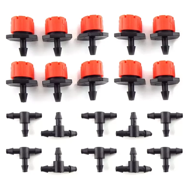 

NEW2022 4/7 pe hose water sprinkler Micro Flow Dripper 8 Holes Drip Head Scattering Spray Garden Irrigation Nozzles self waterin