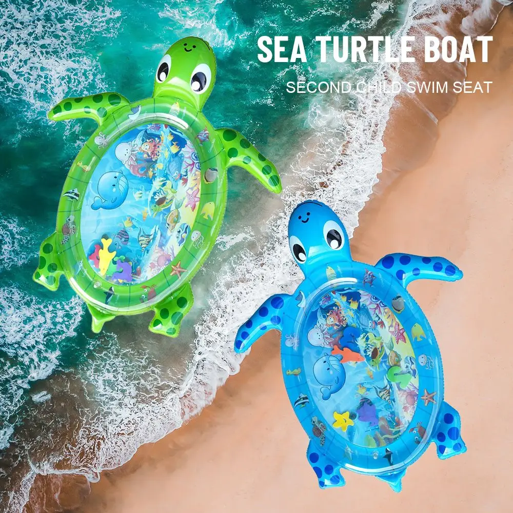 

Swimming Pool Toys Play Center Baby Fun Activity Baby Patted Pad Inflatable Water Mat Turtle Infant Crawling Carpet