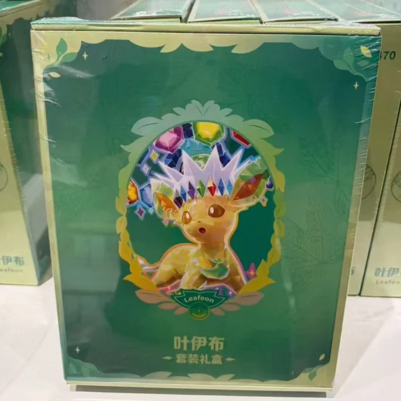 Фото Оригинальный PKM Scarlet&Violet CSV9.5 Brilliant Gathering Eevee Box, китайский бустер-пак, коллекция-сюрприз, коробка с игрушечными карточками. №5