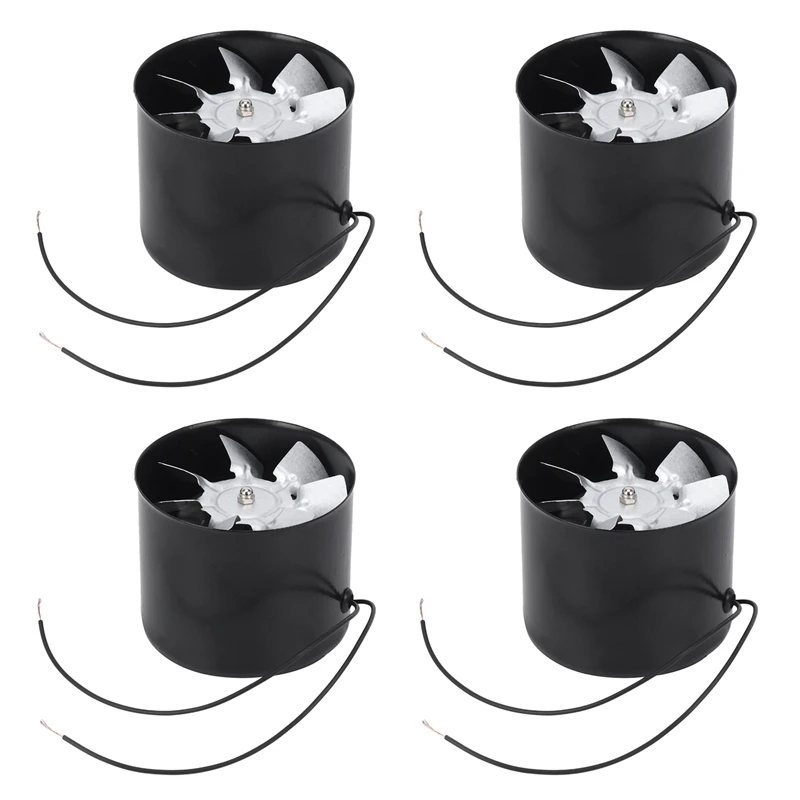 

4X 4 Inch Inline Duct Fan Air Ventilator Metal Pipe Ventilation Exhaust Fan Mini Extractor Bathroom Wall Fan Duct Fan