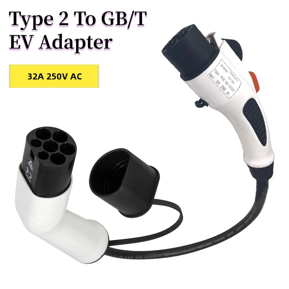 

Тип 2-GB/T, штекер IEC 62196-GB 16A 32A для китайского стандарта EVSE PHEV, зарядный разъем типа 2-GBT EV, адаптер зарядного устройства