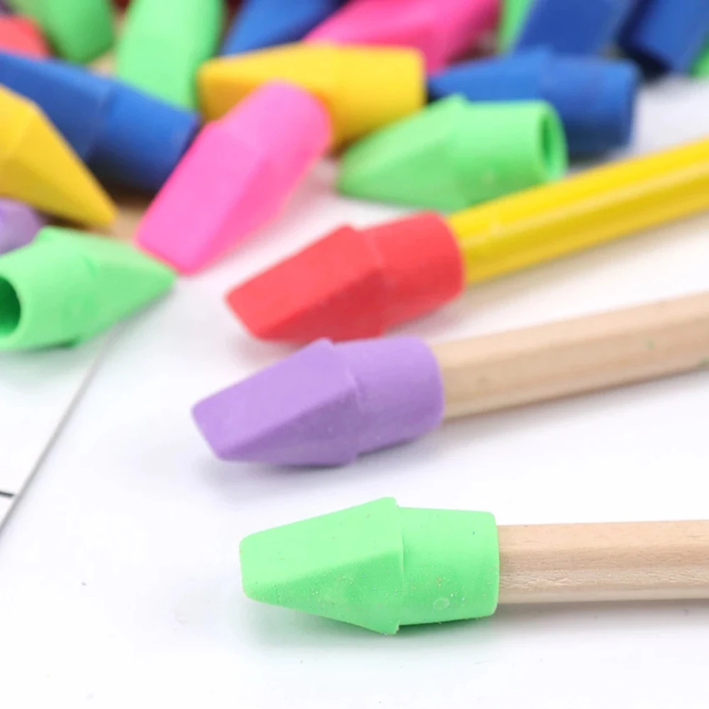 

Classroom Assorted Colors Painting Student Pencil Top Erasers Eraser Caps Pencil Erasers Pencil Eraser Toppers