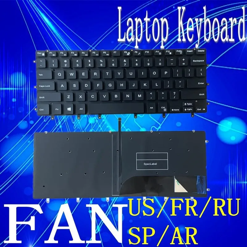 

For dell inspiron 7558 7568 xps 15 9550 9560 keyboard laptop notebook